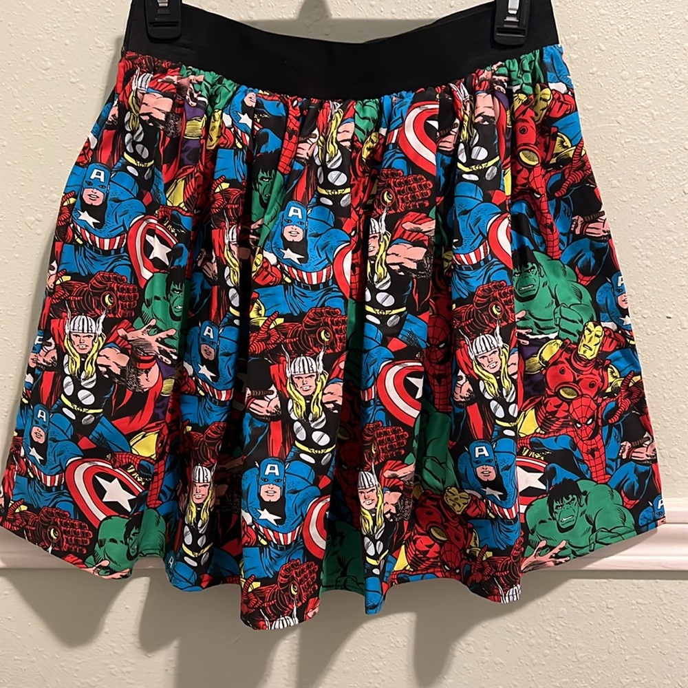 Marvel Women’s Superhero Skirt - Multicolor